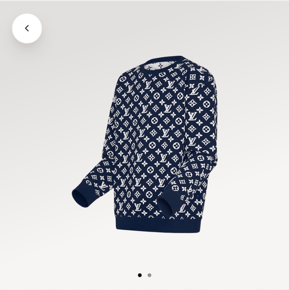 Louis Vuitton Sweaters Lv Full Monogram Jacquard Crewmeck Sweater